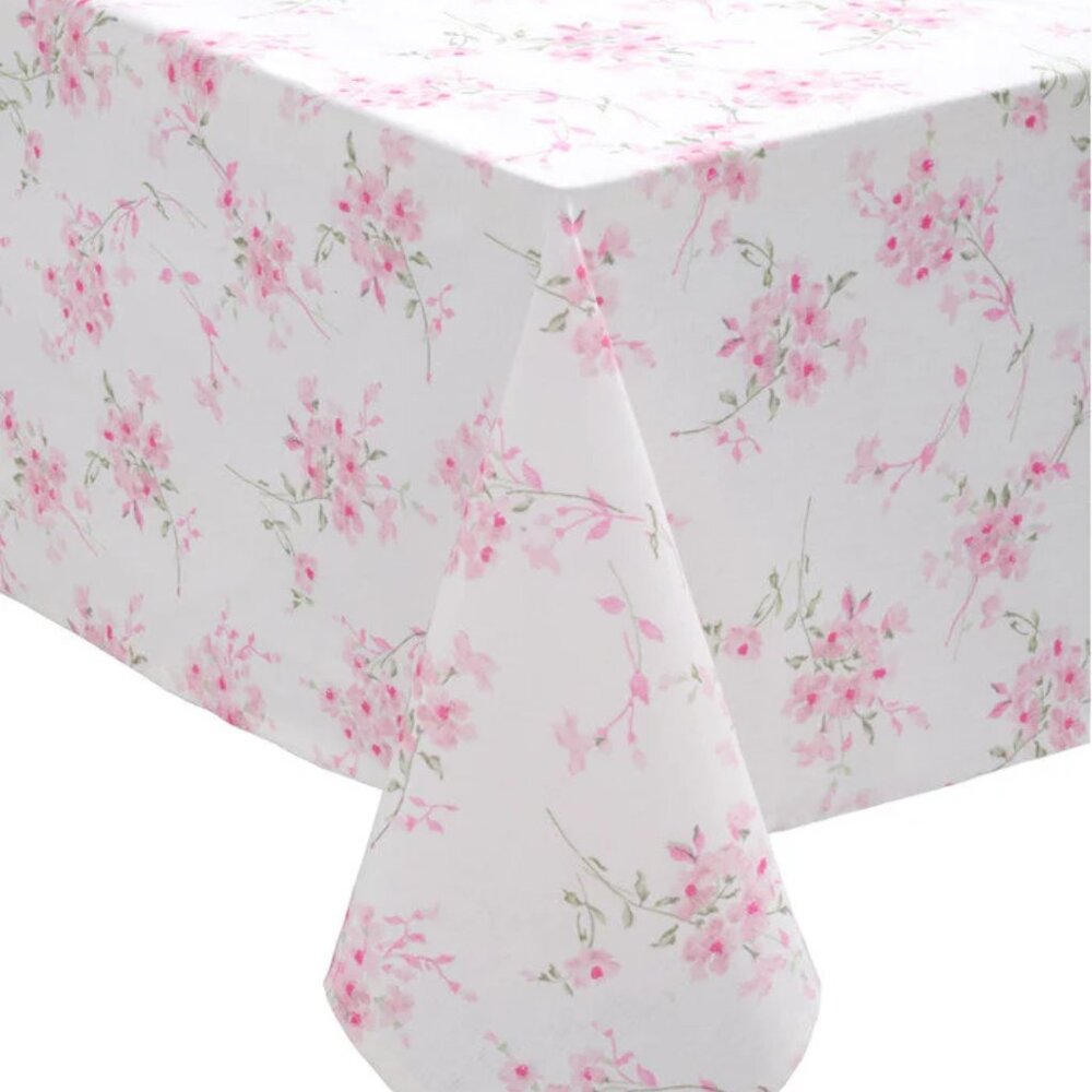 NEW NWT LOVESHACKFANCY TABLECLOTH STRAWBERRY BASIL $175